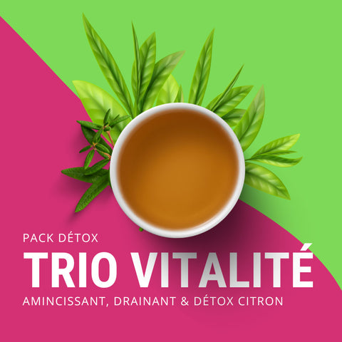 Trio Vitalité Détox : Amincissant, Drainant & Citron