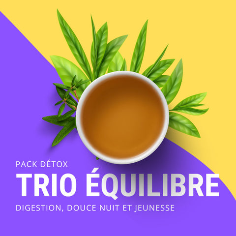 Trio Équilibre Détox : Digestion, Douce Nuit et Jeunesse